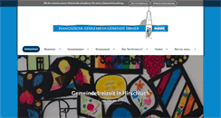 Desktop Screenshot of ev-kirche-erkner.de
